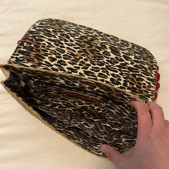 Betsey Johnson raffia clutch - Picture 5 of 5